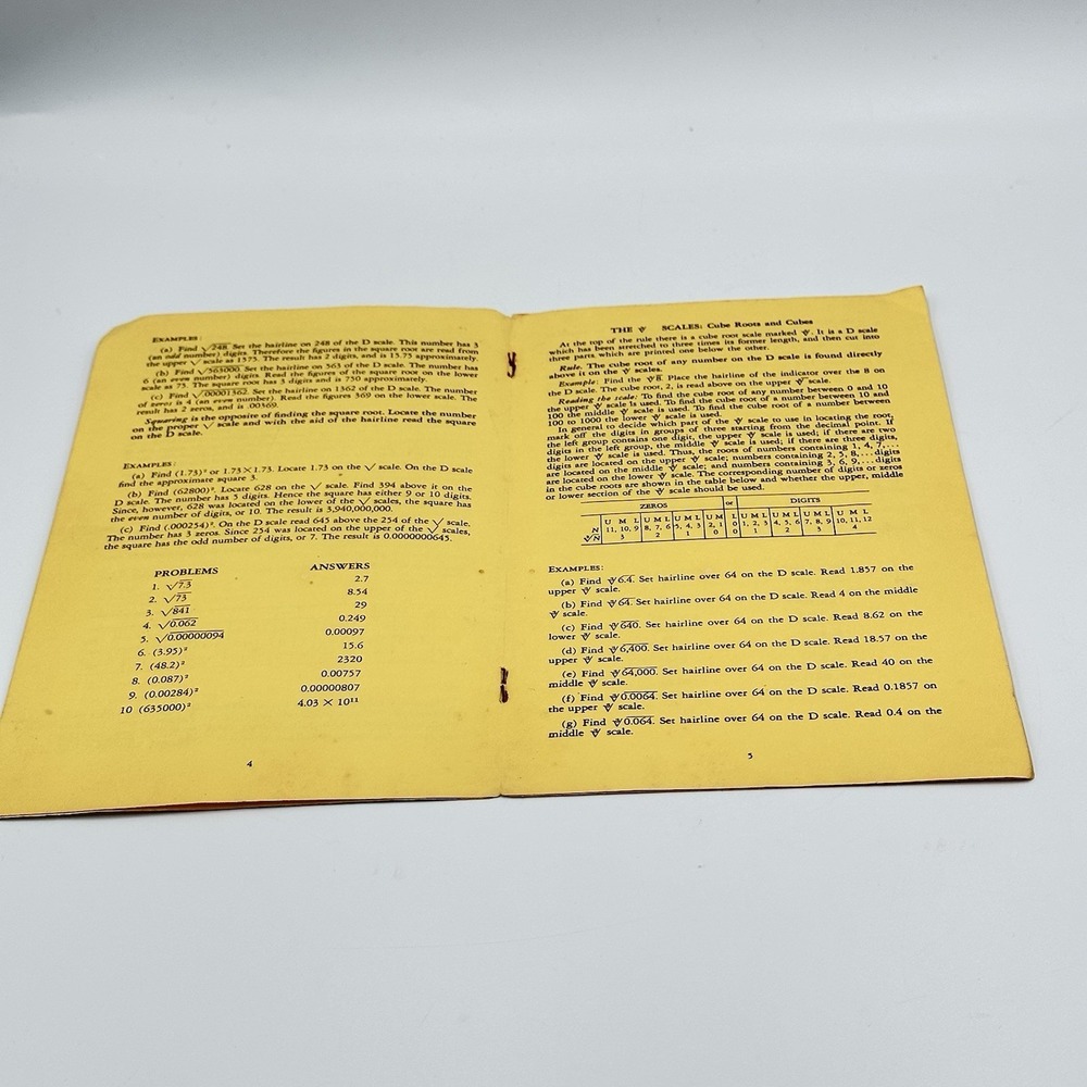 Lot of 3 Pickett Exponential Log Slide Rule How to . . . Booklets Hartung 1953 - Picture 6 of 15